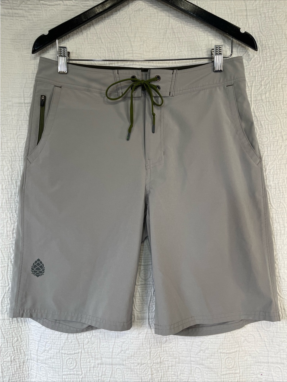 Stio CFS Board Shorts Mens 30 Grey Swim Casual Drawstring Sporty Vacation Beach